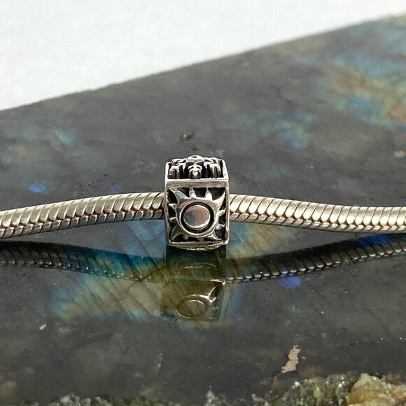 Chamilia Sterling Silver 925 CHAM Square Four Seasons Charm Bead - Picture 3 of 15